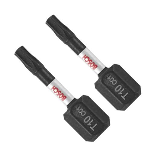 Bosch ITDT10102 2-Piece Driven 1-in. Impact Torx #10 Insert Bits