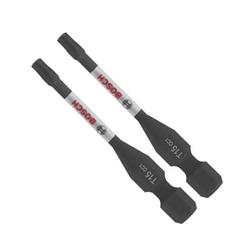 Bosch ITDT15202 2-Piece Driven 2-in. Impact Torx #15 Power Bits