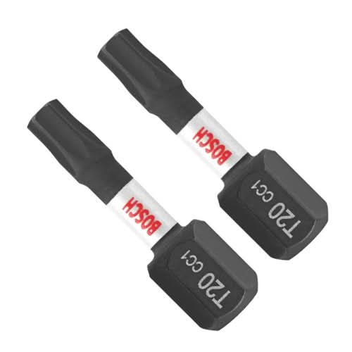 Bosch ITDT20102 2-Piece Driven 1-in. Impact Torx #20 Insert Bits
