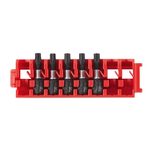 Bosch ITDT20105C 5-Piece Driven 1-in. Impact Torx #20 Insert Bits w/ Clip for Custom Case System