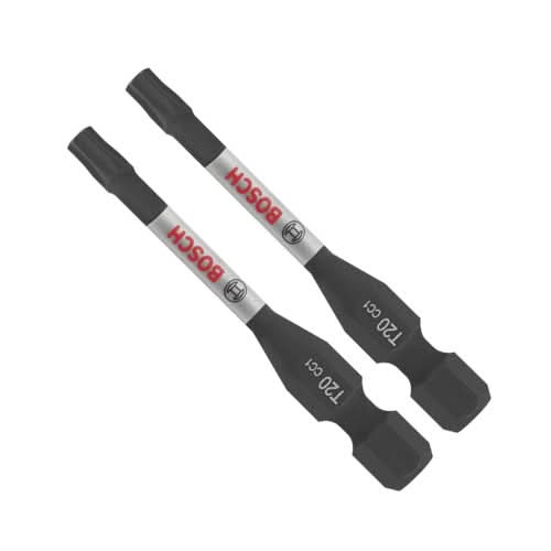 Bosch ITDT20202 2-Piece Driven 2-in. Impact Torx #20 Power Bits