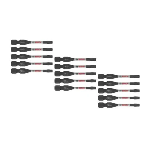 Bosch ITDT20215 15-Piece Driven 2-in. Impact Torx #20 Power Bits