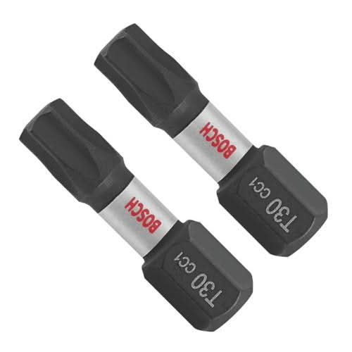 Bosch ITDT30102 2-Piece Driven 1-in. Impact Torx #30 Insert Bits