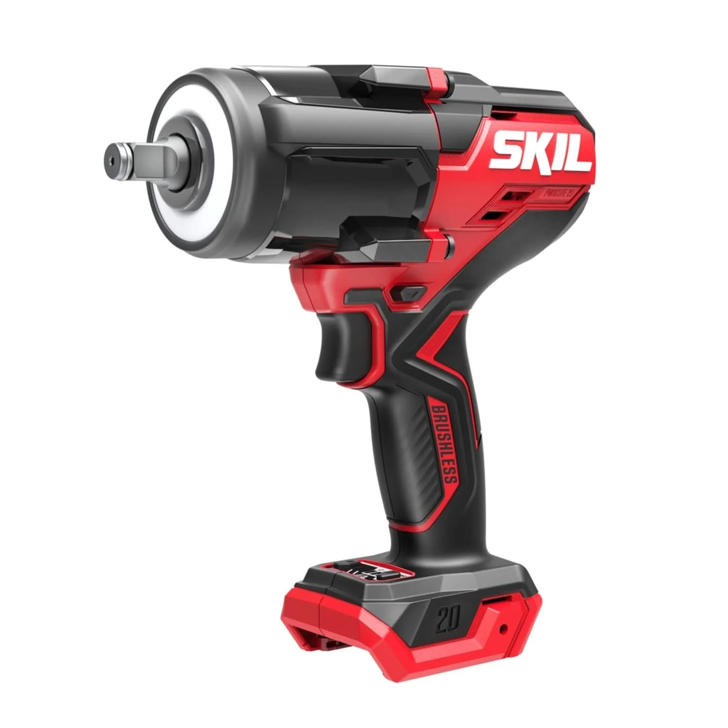 SKIL IW5761B-00 PWR CORE 20 Brushless 20V 1/2 In. Mid-Torque Impact Wrench, Tool Only