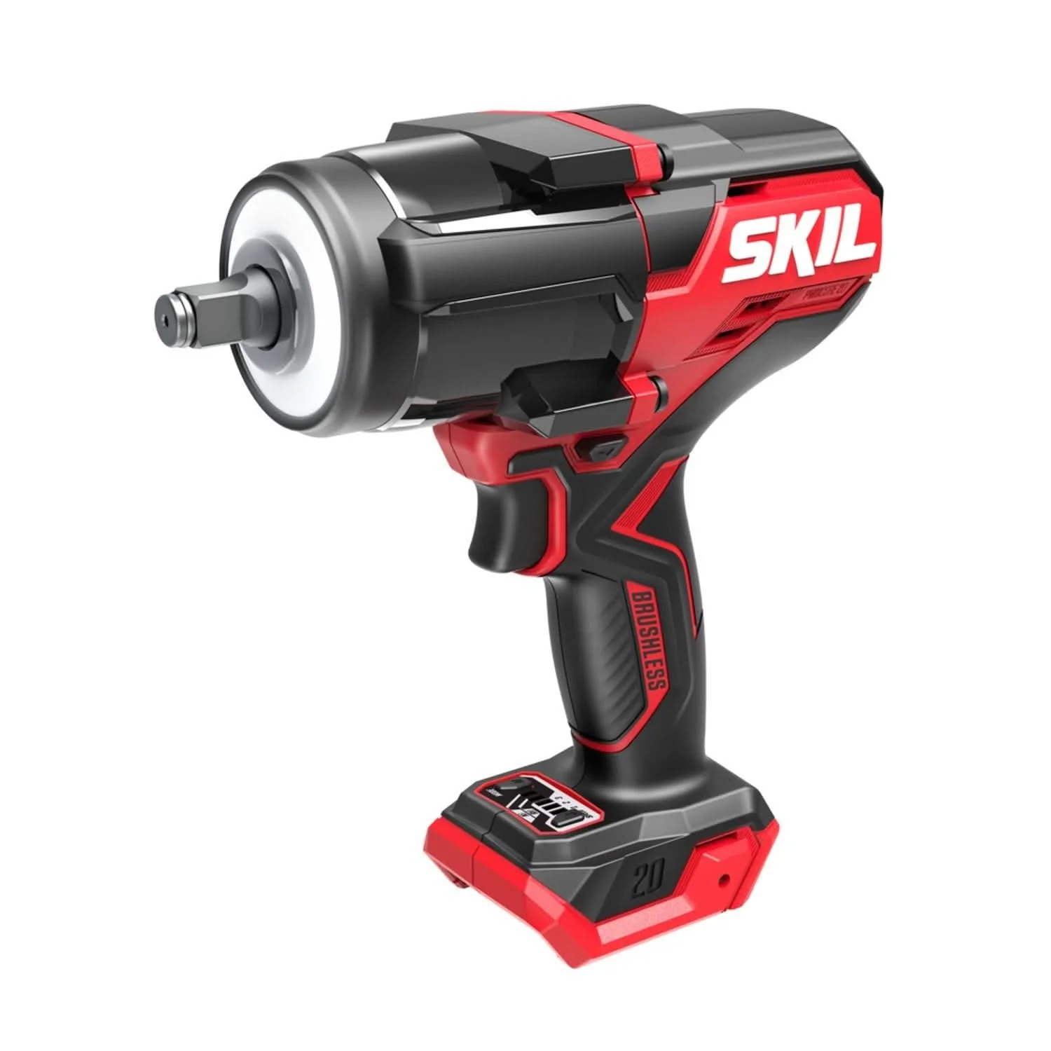 SKIL IW5761B-00 PWR CORE 20 Brushless 20V 1/2 In. Mid-Torque Impact Wrench, Tool Only - Image 2