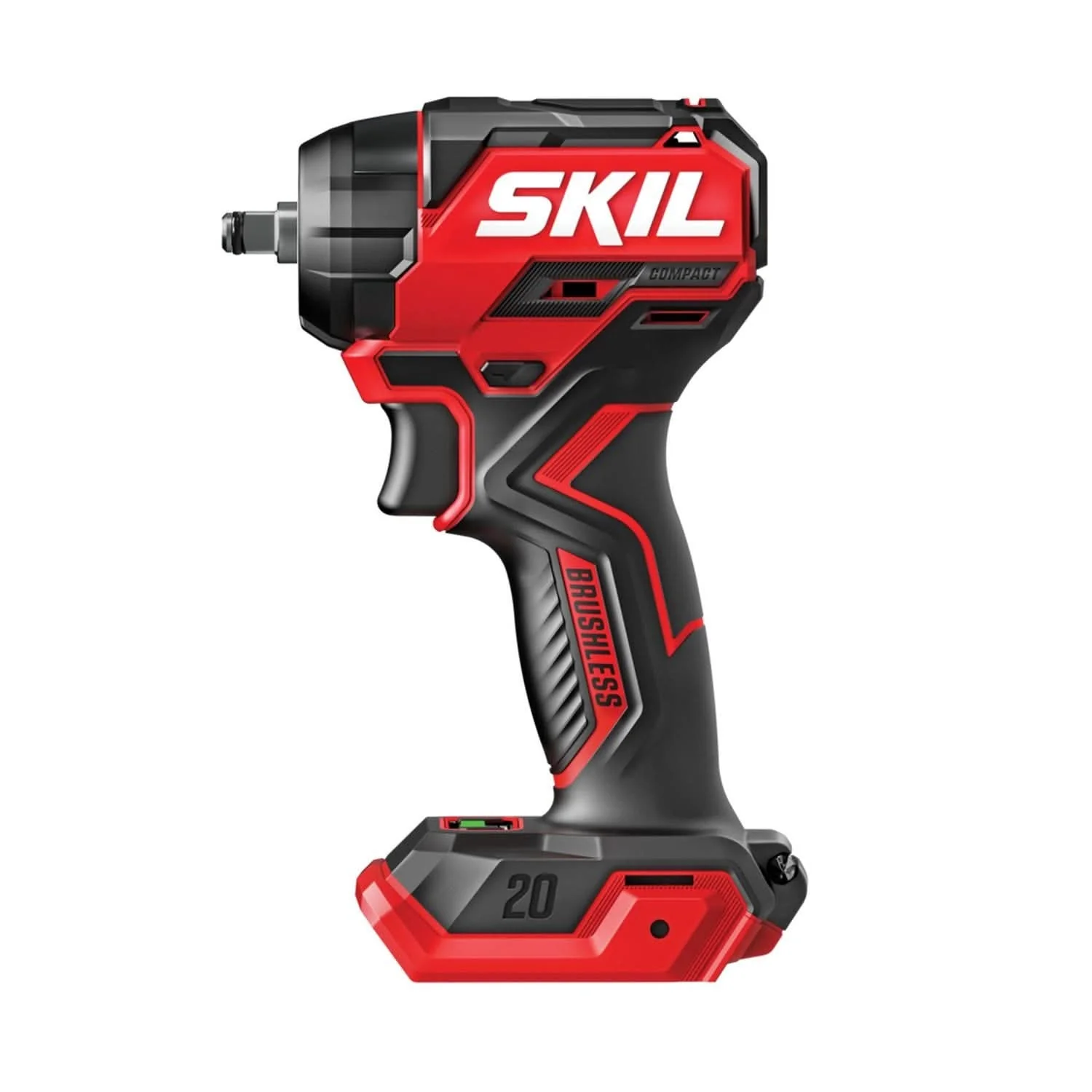 SKIL IW6739B-00 PWR CORE 20 Brushless 20V 3/8 In. Compact Impact Wrench Tool Only - Image 2