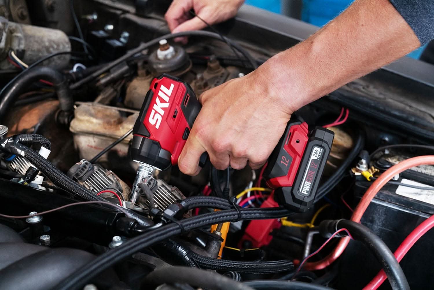 SKIL IW6744A-10 PWR CORE 12 Brushless 12V 3/8 IN. Impact Wrench Kit - Image 2