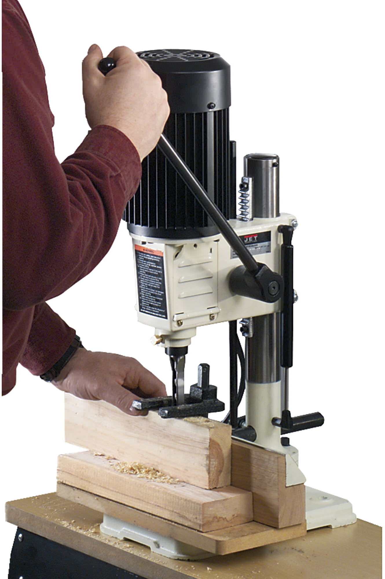 Jet 708580 Benchtop Mortise Machine, 1/2" Capacity, 1/2HP, 1725 RPM - Image 2