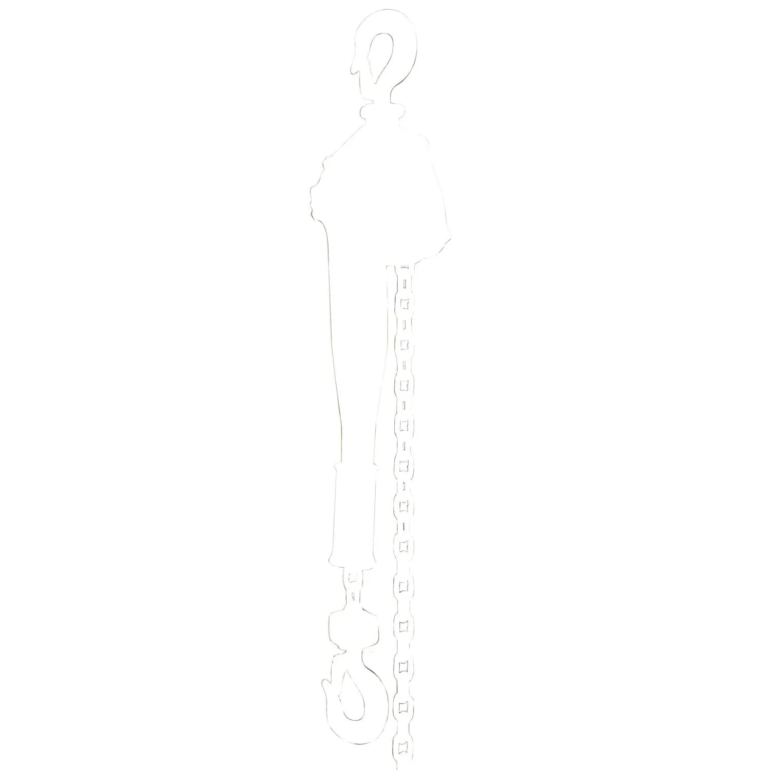 Jet Tools 287402 JLP-A Series 1-1/2 Ton Lever Hoist, 15′ Lift