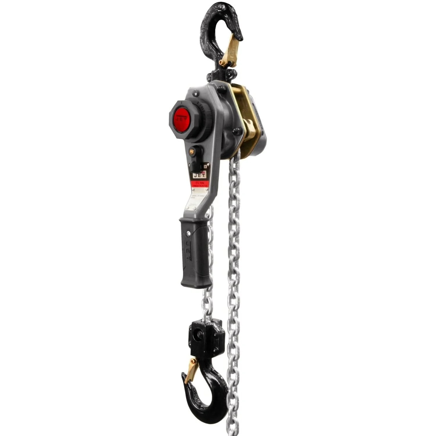 Jet Tools 376301 JLH Series 1-1/2 Ton Lever Hoist, 10′ Lift with Overload Protection