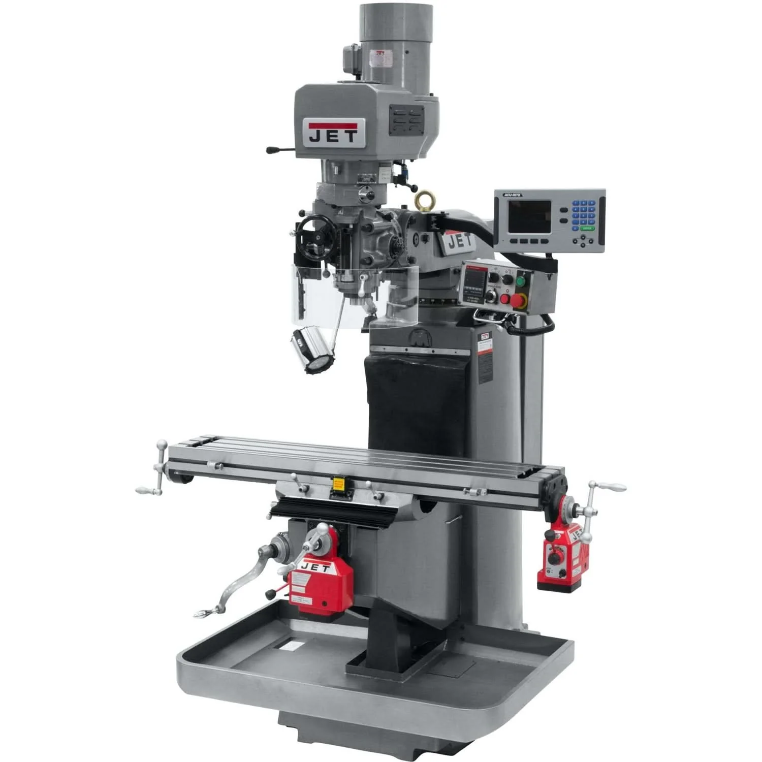 Jet Tools 690522 JTM-949EVS Mill With Acu-Rite 200S DRO With X and Y-Axis Powerfeeds
