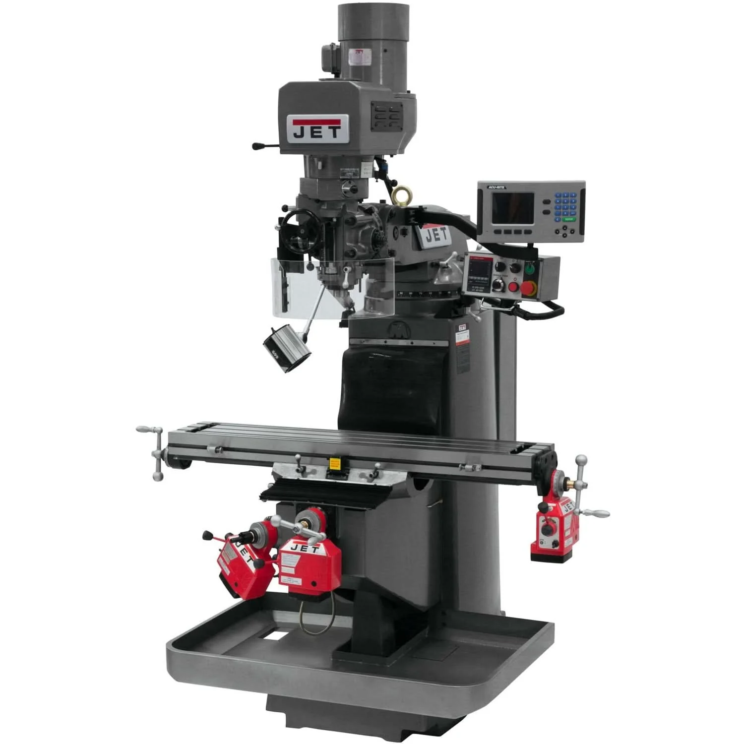 Jet Tools 690524 JTM-949EVS Mill With Acu-Rite 200S DRO With X, Y and Z-Axis Powerfeeds
