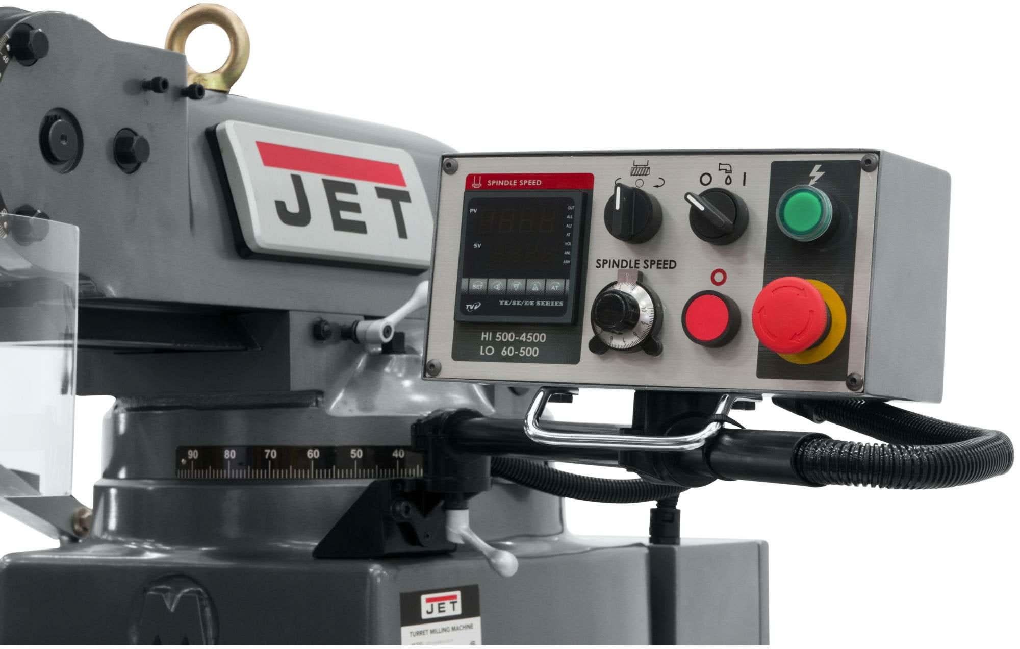 Jet Tools 690528 JTM-949EVS Mill With 3-Axis Acu-Rite 200S DRO (Knee) With X and Y-Axis Powerfeeds - Image 3