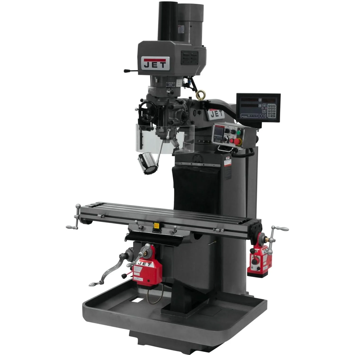 Jet Tools 690548 JTM-949EVS Mill With 3-Axis Newall DP700 DRO (Quill) With X and Y-Axis Powerfeeds - Image 1