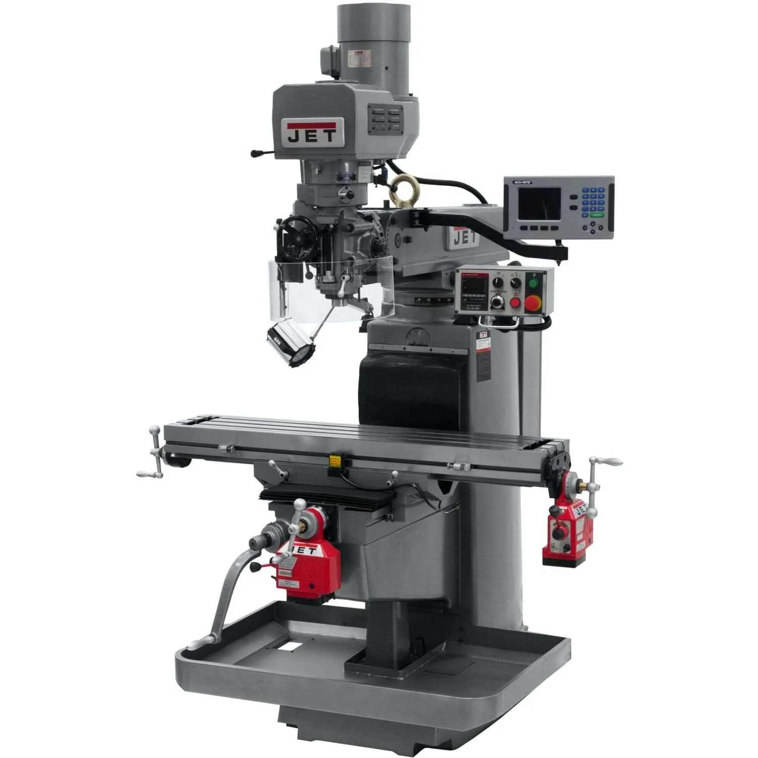 Jet Tools 690621 JTM-1050EVS2/230 Mill With Acu-Rite 200S DRO With X and Y-Axis Powerfeeds - Image 1