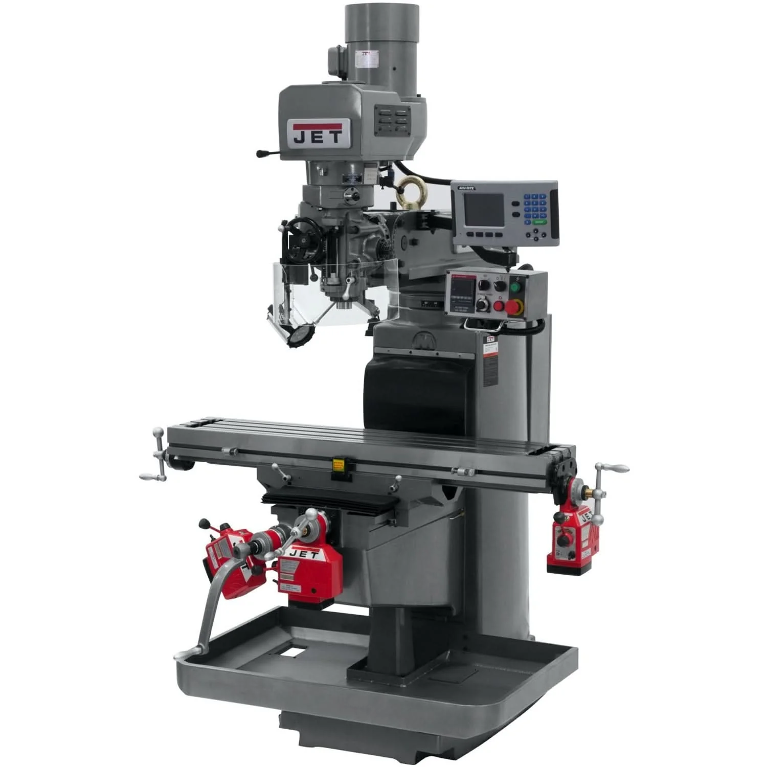 Jet Tools 690623 JTM-1050EVS2/230 Mill With Acu-Rite 200S DRO With X, Y and Z-Axis Powerfeeds - Image 1
