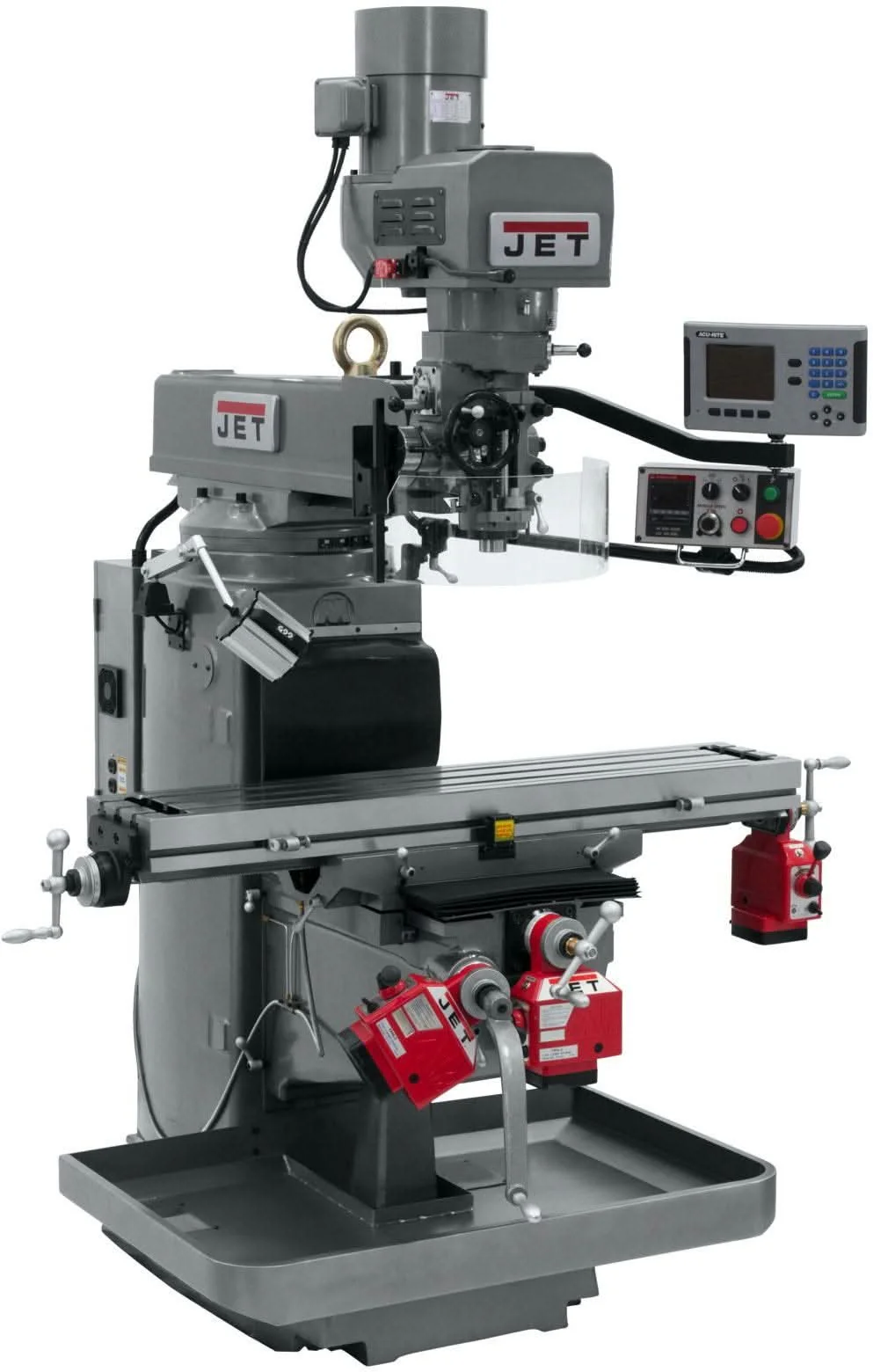 Jet Tools 690628 JTM-1050EVS2/230 Mill With 3-Axis Acu-Rite 200S DRO (Knee) With X, Y and Z-Axis Powerfeeds - Image 3