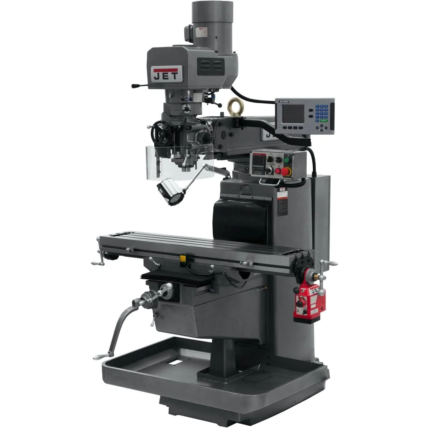 Jet Tools 690629 JTM-1050EVS2/230 Mill With 3-Axis Acu-Rite 200S DRO (Quill) With X-Axis Powerfeed - Image 1
