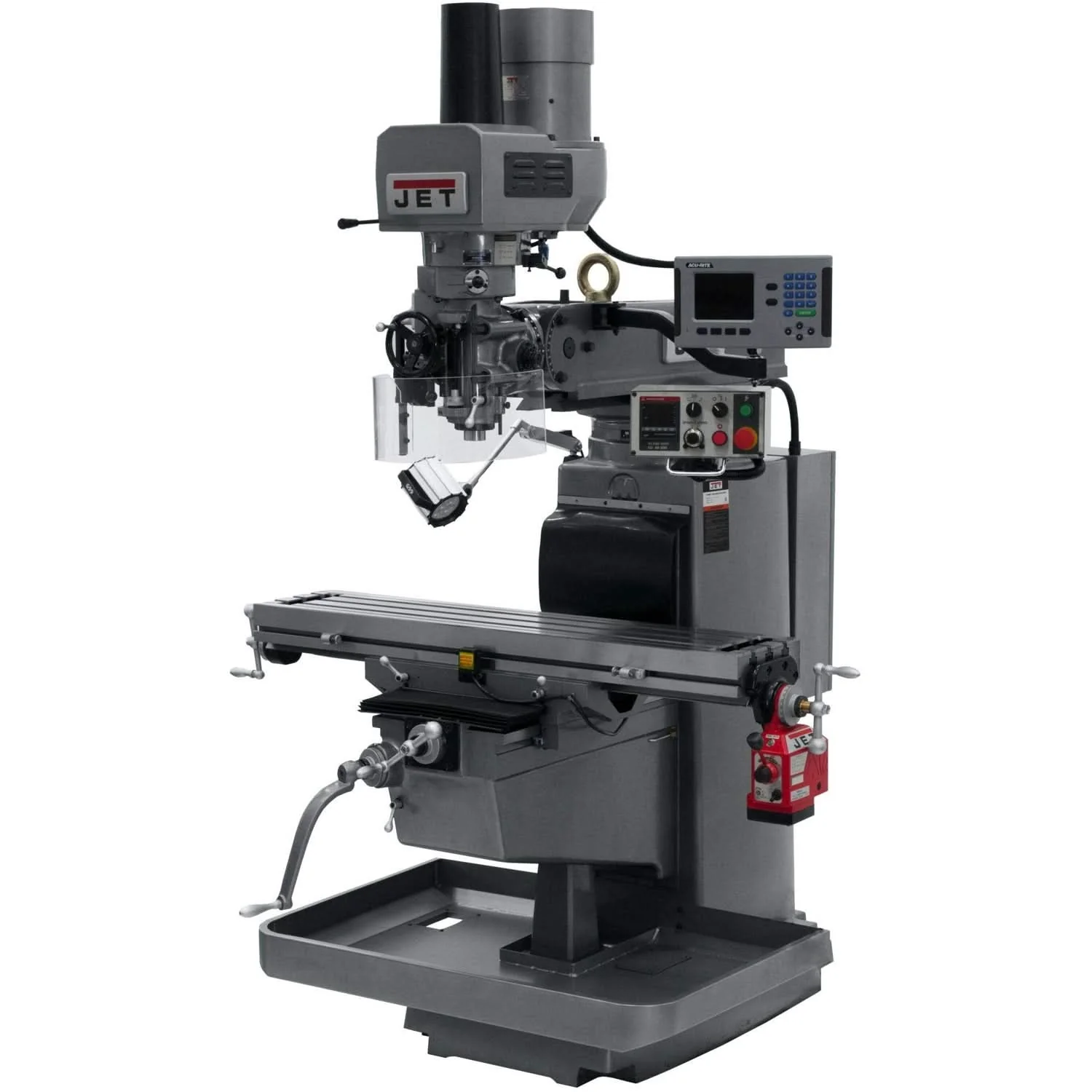 Jet Tools 690630 JTM-1050EVS2/230 Mill With 3-Axis Acu-Rite 200S DRO (Quill) With X-Axis Powerfeed - Image 1