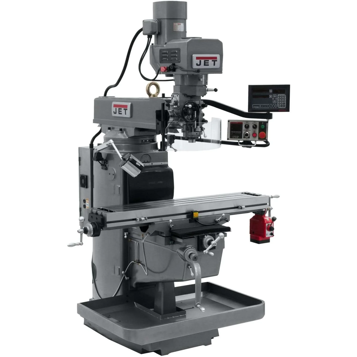 Jet Tools 690639 JTM-1050EVS2/230 Mill With 3-Axis Newall DP700 DRO (Knee) With X-Axis Powerfeed - Image 1