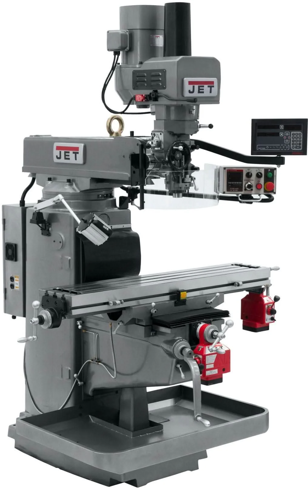 Jet Tools 690647 JTM-1050EVS2/230 Mill With 3-Axis Newall DP700 DRO (Quill) With X and Y-Axis Powerfeeds - Image 2