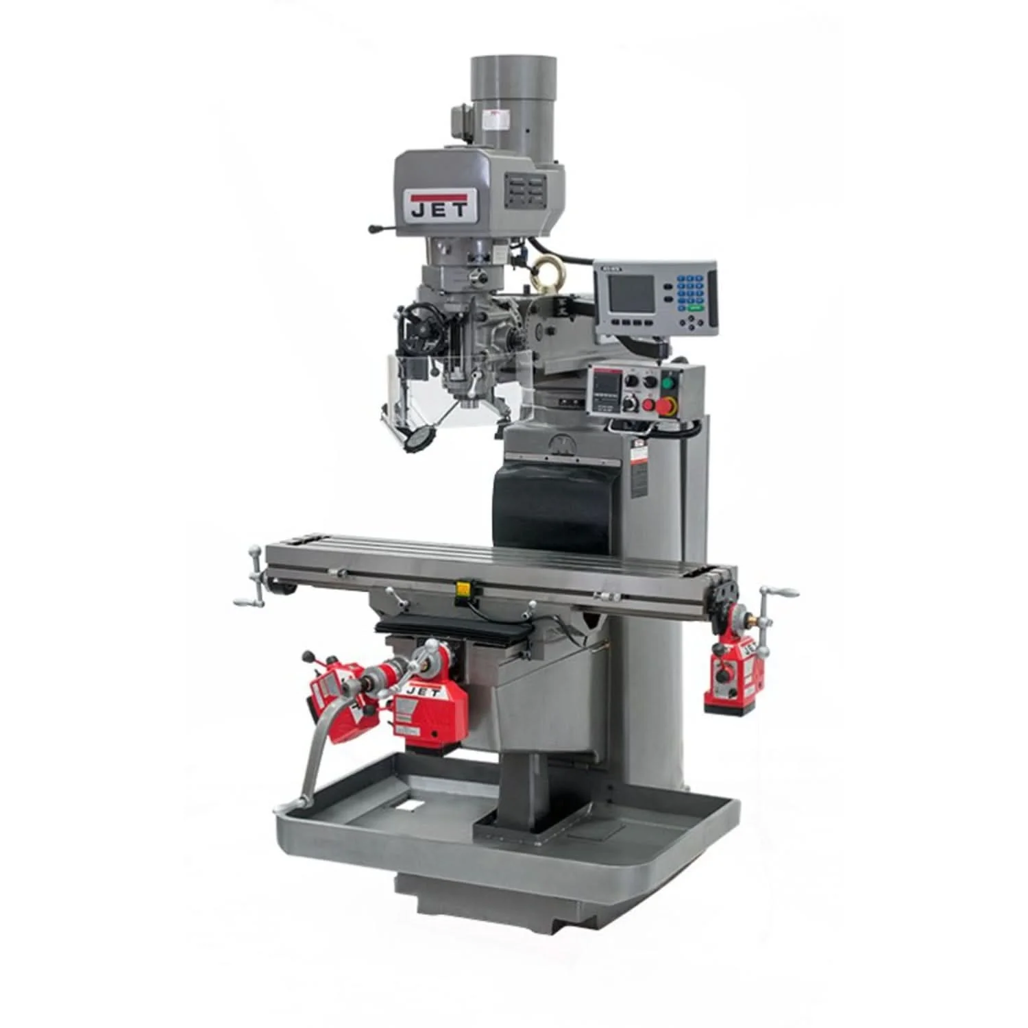 Jet Tools 690680 JTM-1050EVS2/230 Mill With 3-Axis Acu-Rite 300S DRO (Knee) With X, Y and Z-Axis Powerfeeds - Image 1
