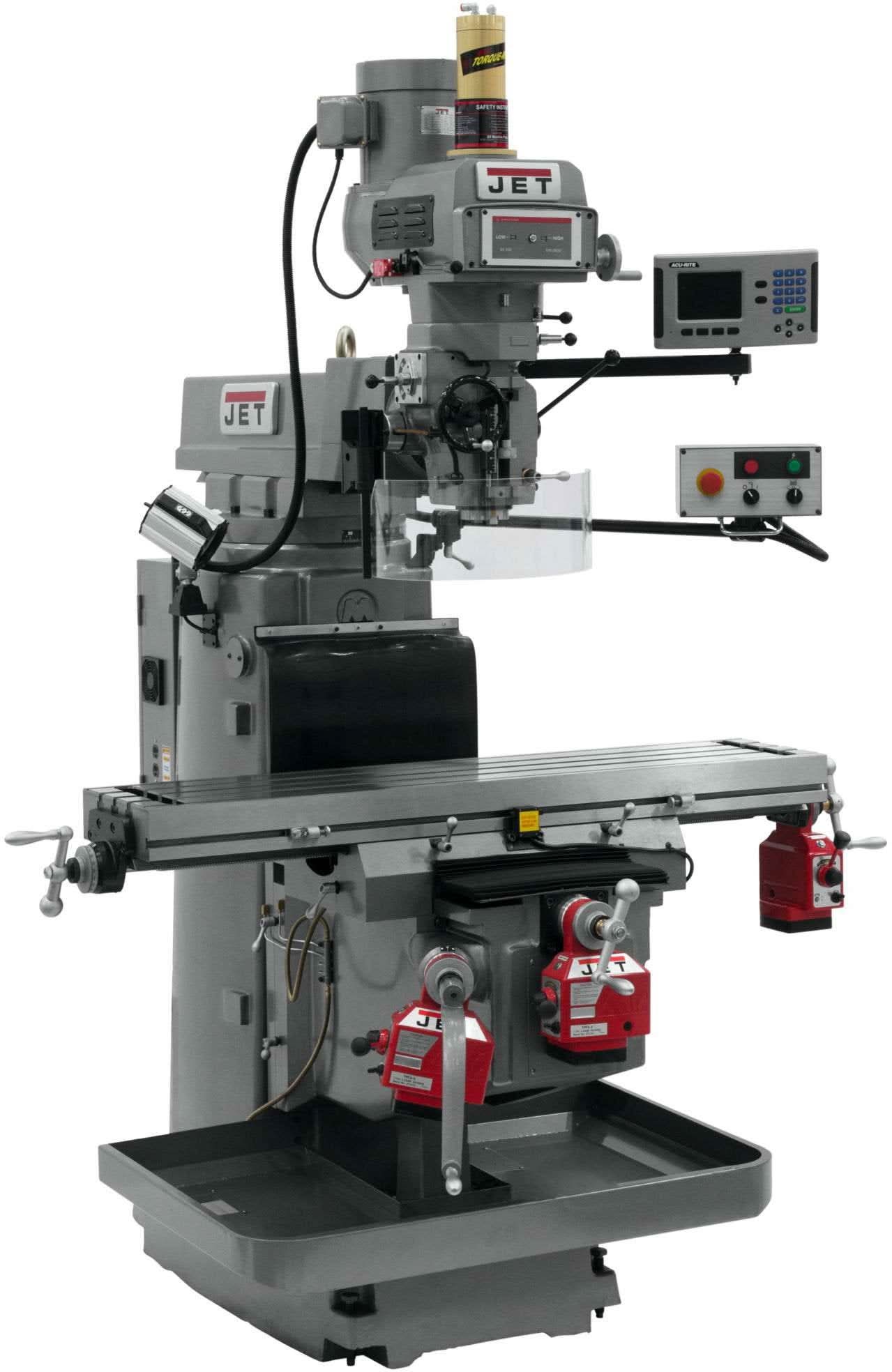 Jet Tools 698054 JTM-1254VS 200S DRO X,Y,Z PFD, APDB - Image 2