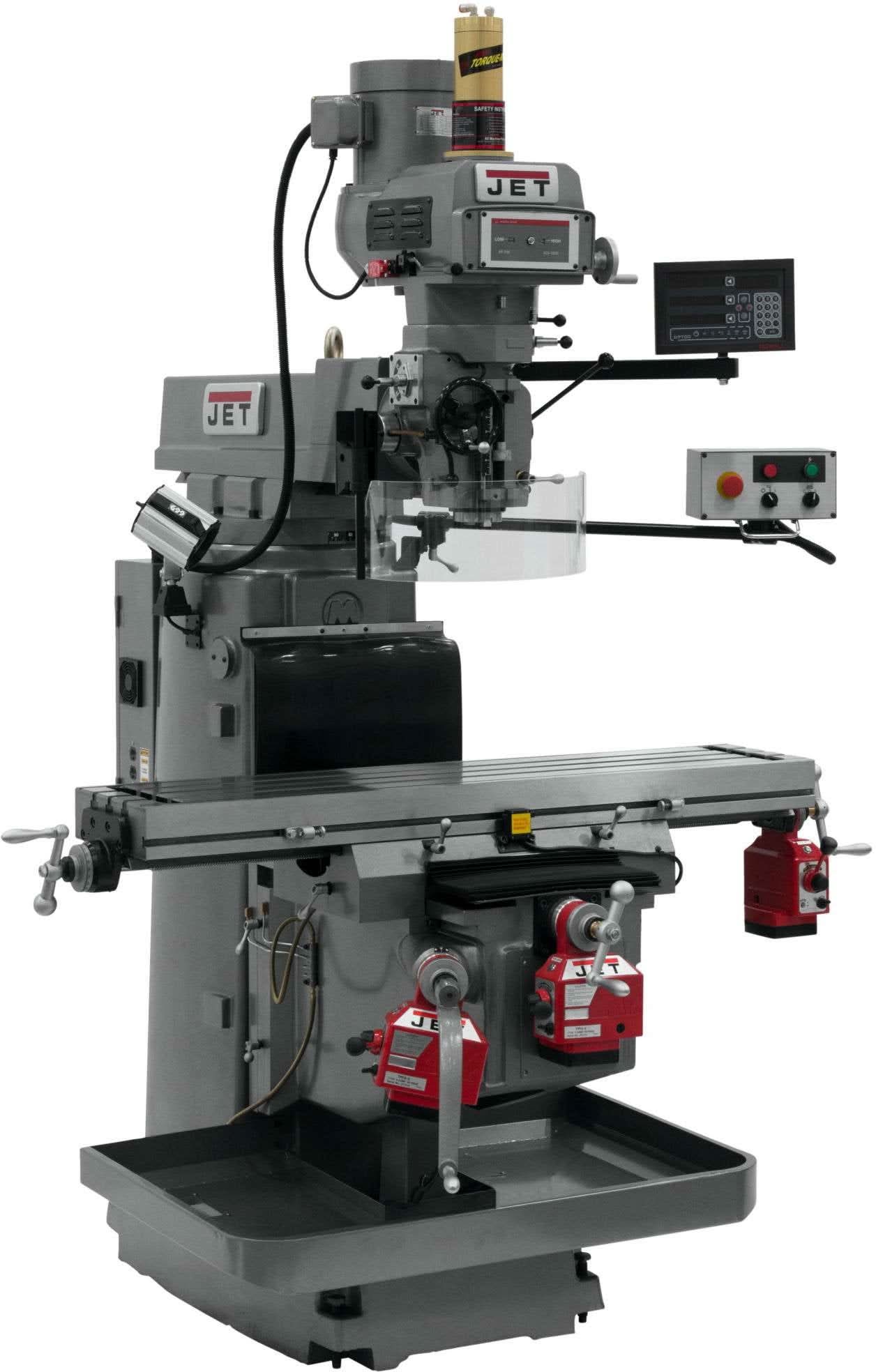 Jet Tools 698072 JTM-1254VS DP700 DRO X,Y,Z PFD, APDB - Image 2