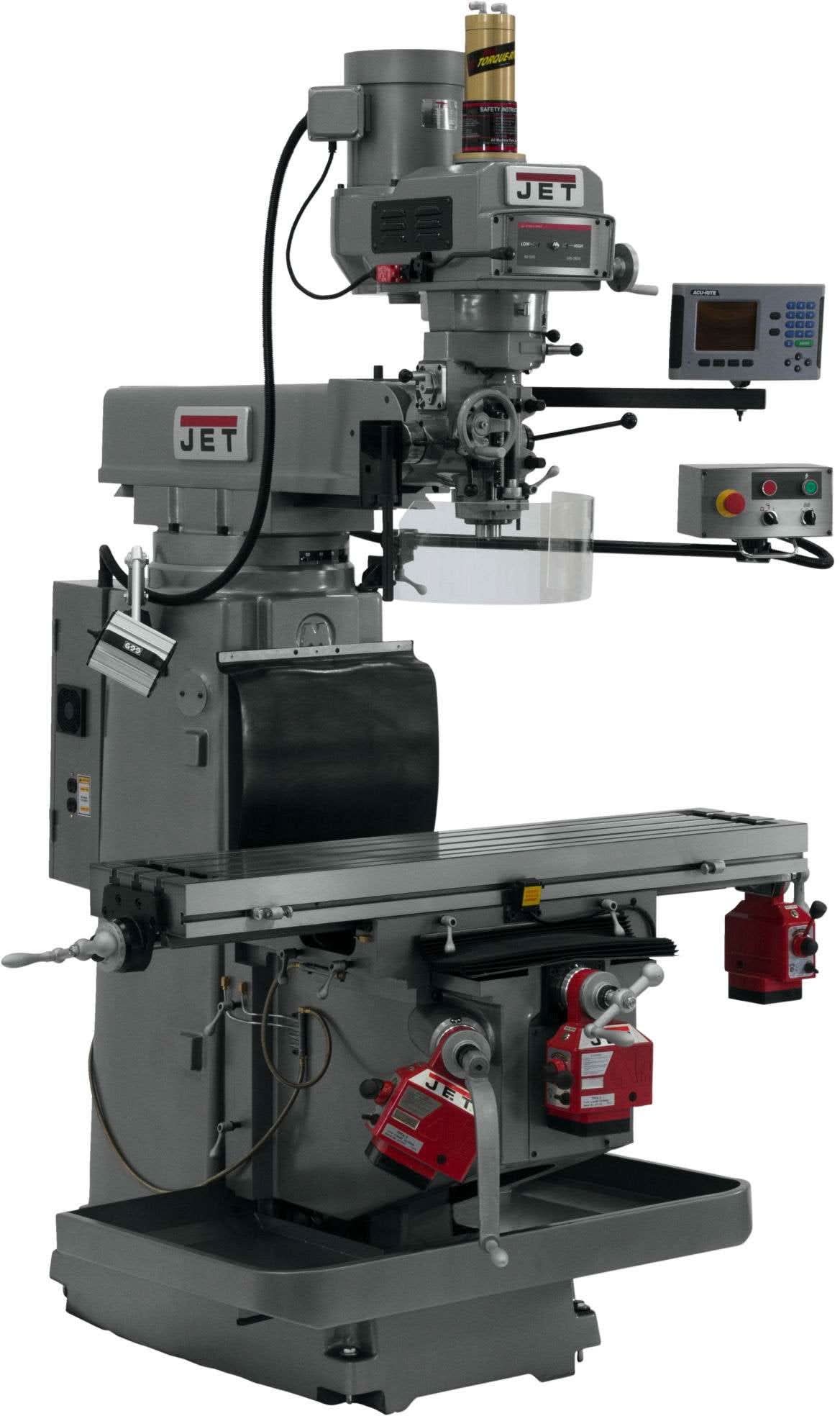 Jet Tools 698126 JTM-1254RVS DP700 DRO ,X PFD - Image 2