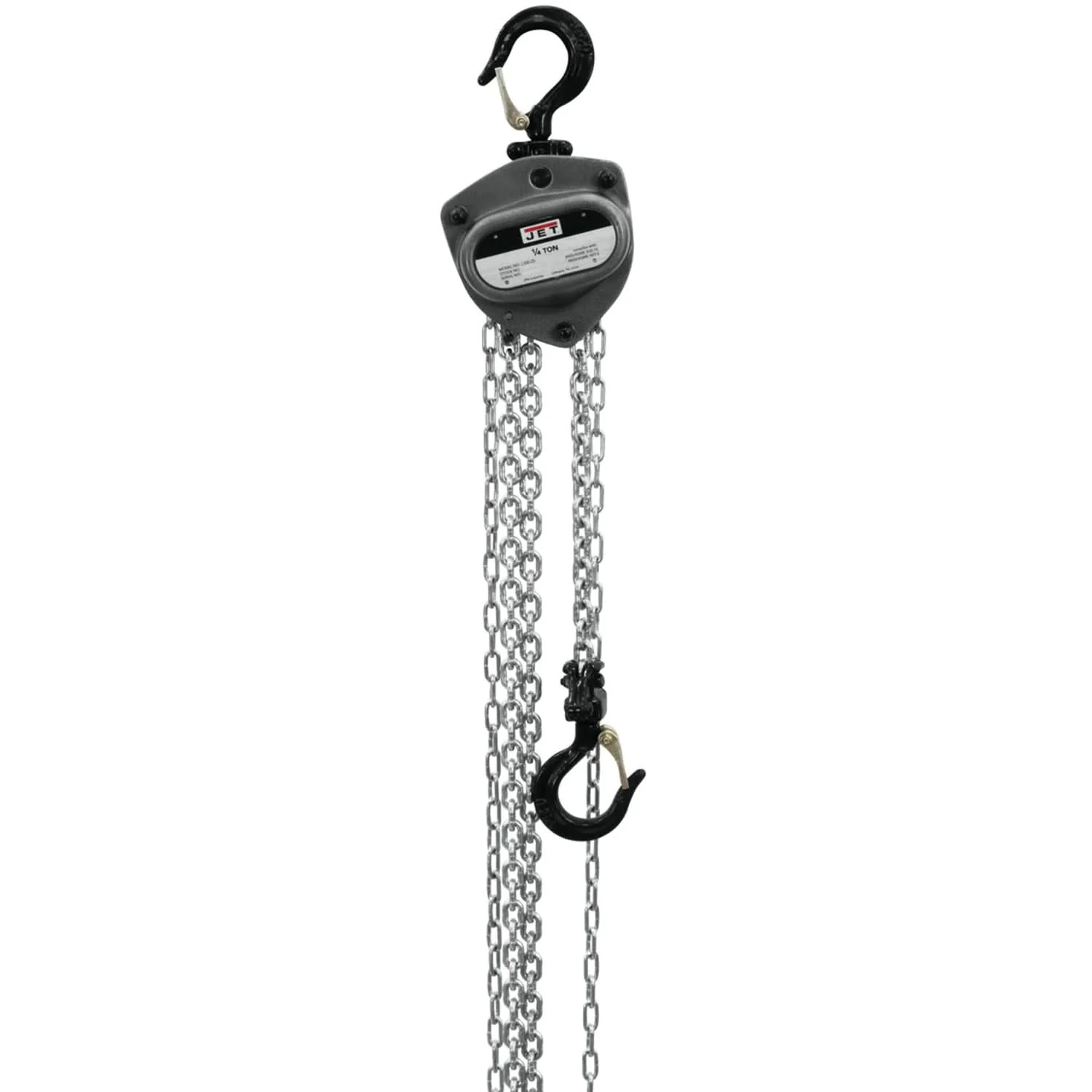 Jet 101225 L100-250WO-15 1/4T Hoist w/ 15-Foot Lift OLP