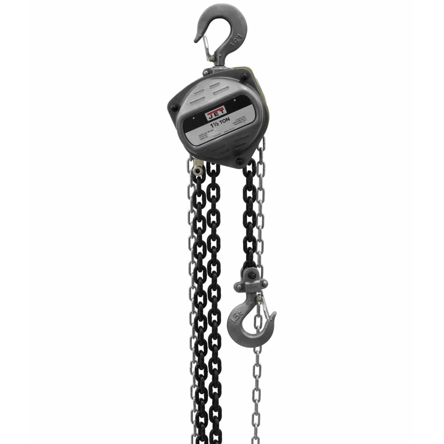 Jet 101923 S90-150-30 1-1/2-Ton Hand Chain Hoist With 30-Foot Lift