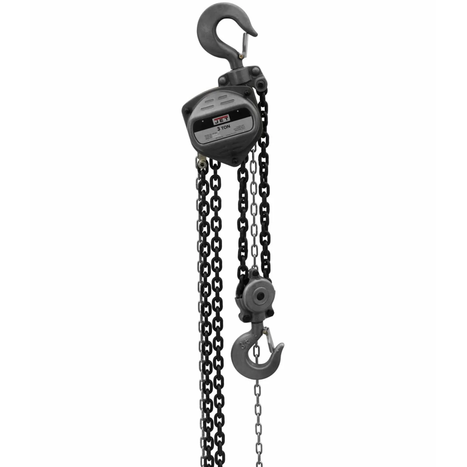 Jet 101943 S90-300-30 3-Ton Hand Chain Hoist With 30-Foot Lift