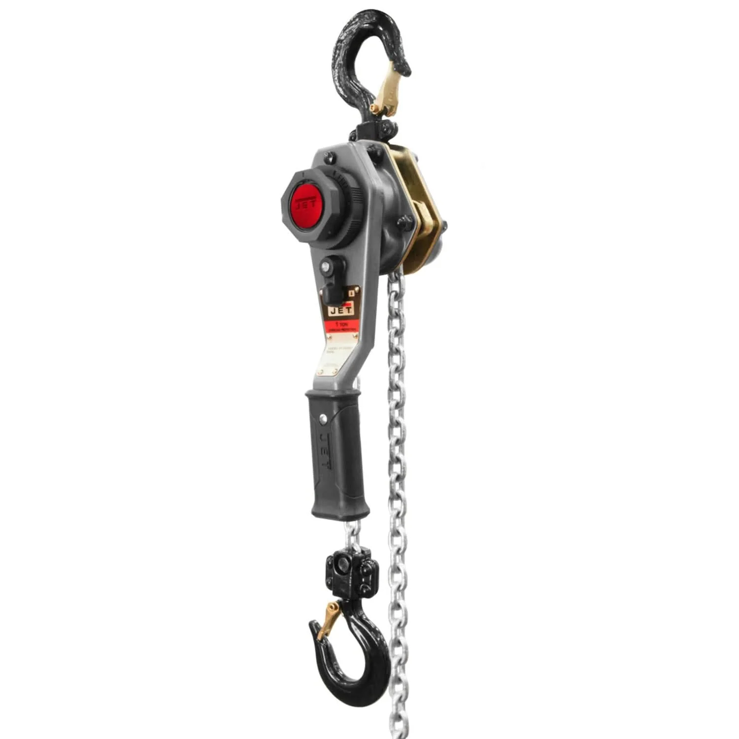 Jet 376203 JLH Series 1 Ton Lever Hoist 20-Foot Lift with Overload Protection - Image 1