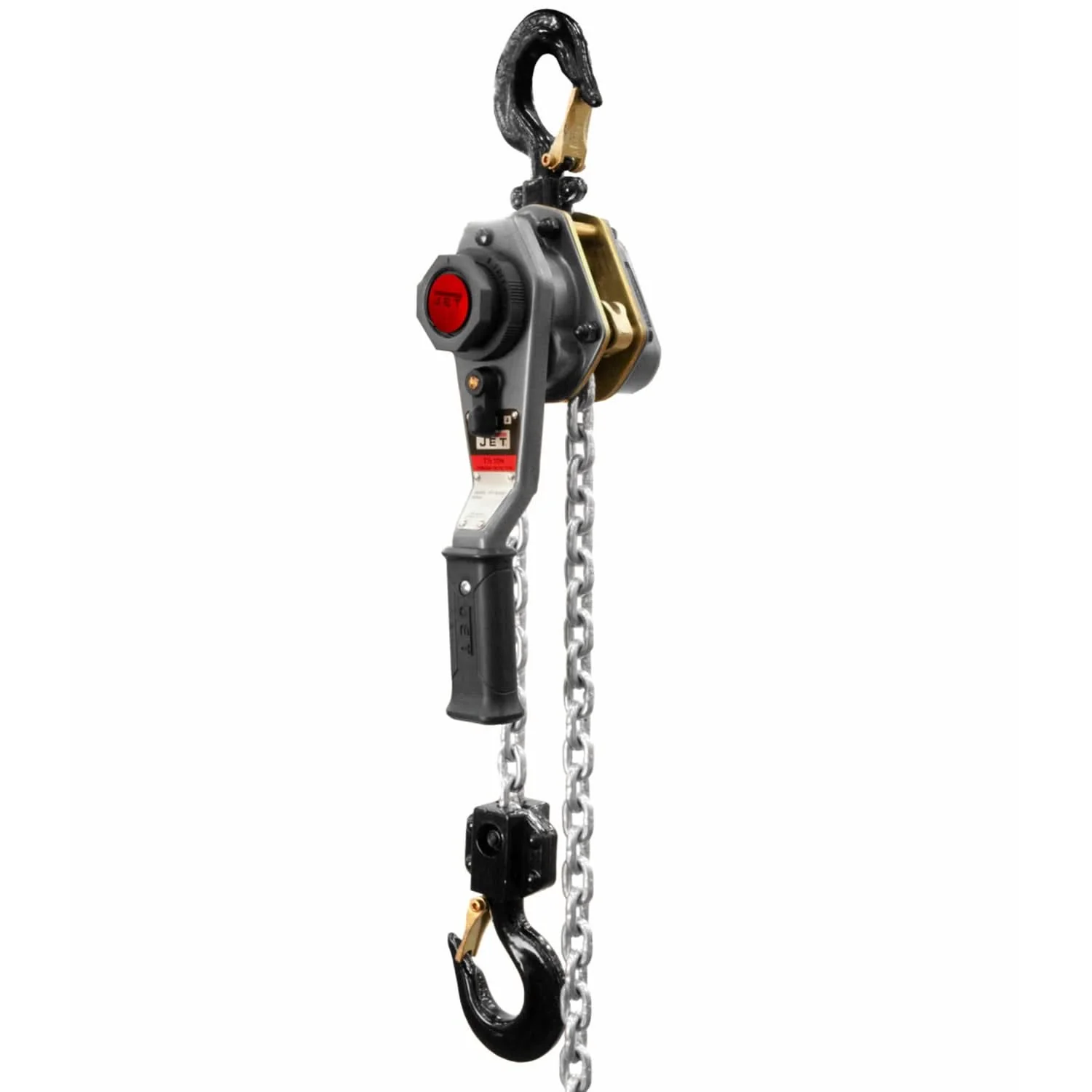 Jet 376300 JLH Series 1-1/2 Ton Lever Hoist 5-Foot Lift with Overload Protection - Image 1