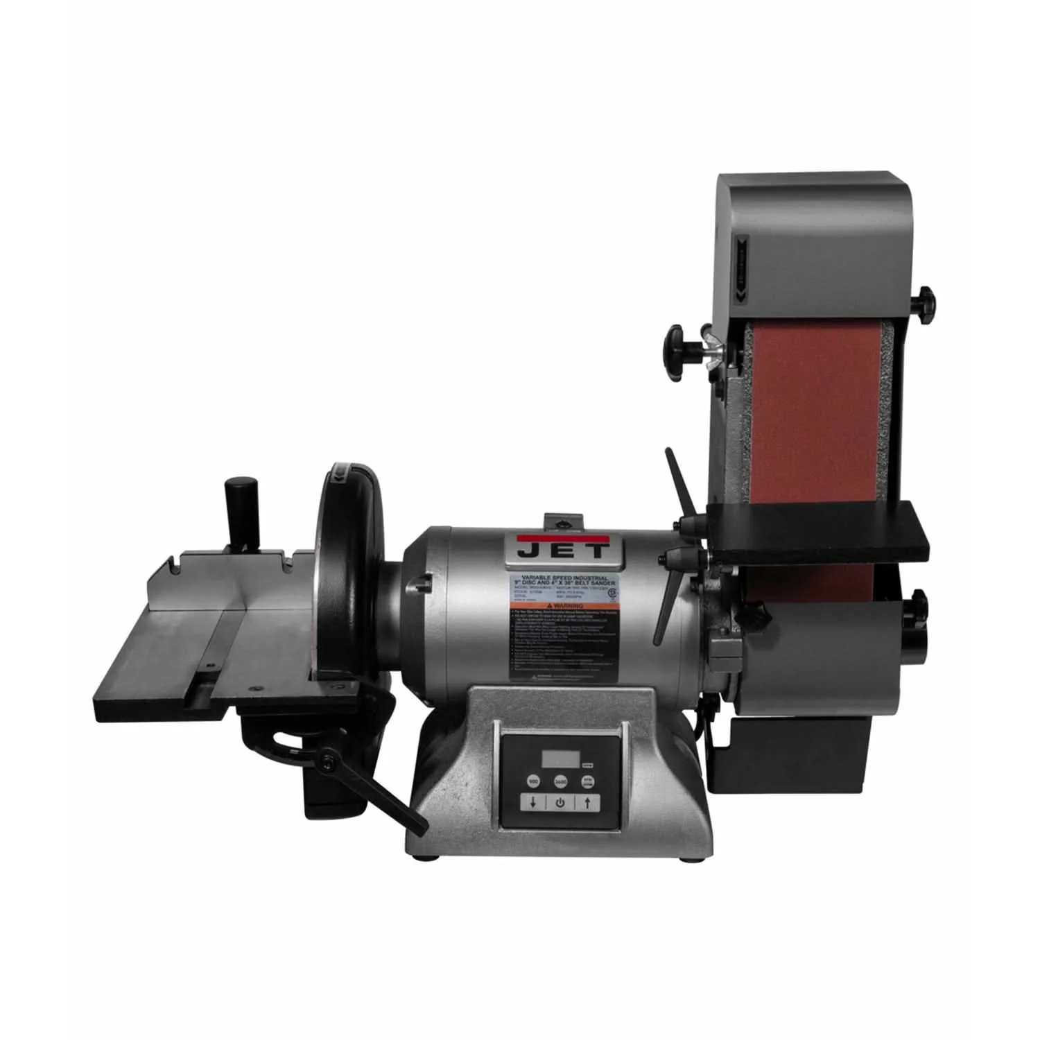 Jet 577634 IBDG-436VS Variable Speed Industrial 4 x 36-Inch Belt and 9-Inch Disc Grinder - Image 1