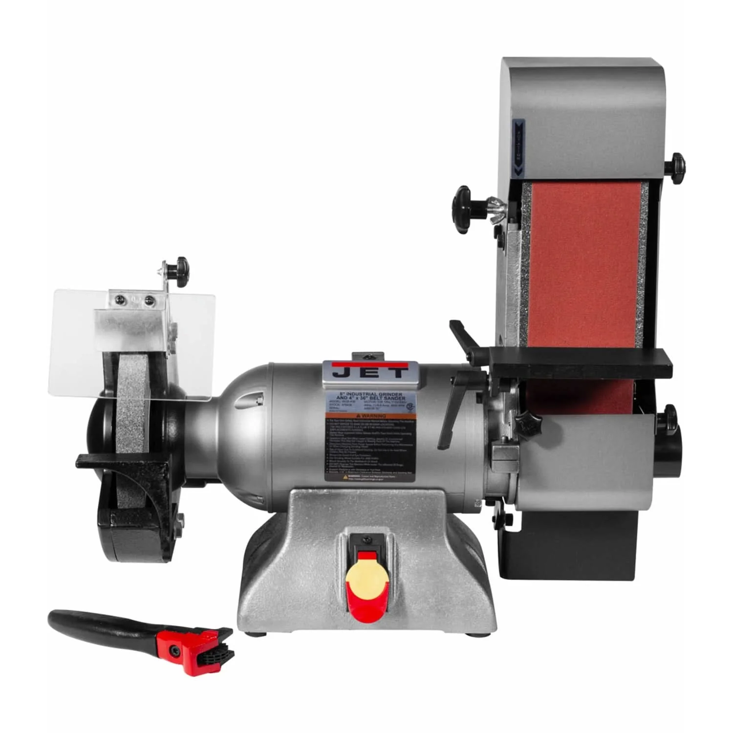 Jet 578436 IBGB-436 8-Inch Industrial Grinder and 4 x 36 Belt Sander - Image 1