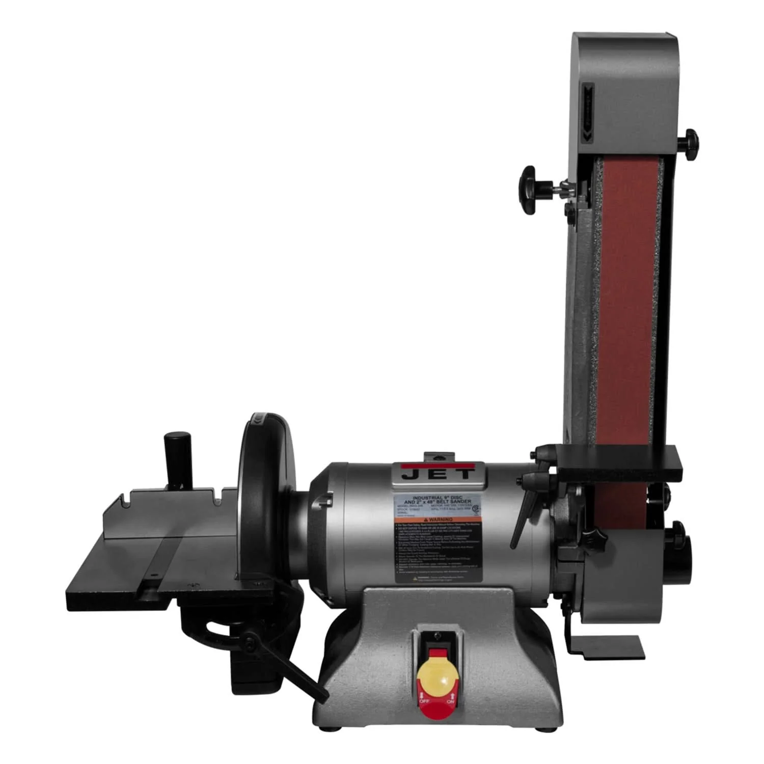 Jet 578842 IBDG-248 Combination Industrial 2" x 48" Belt and 9" Disc Grinder - Image 1