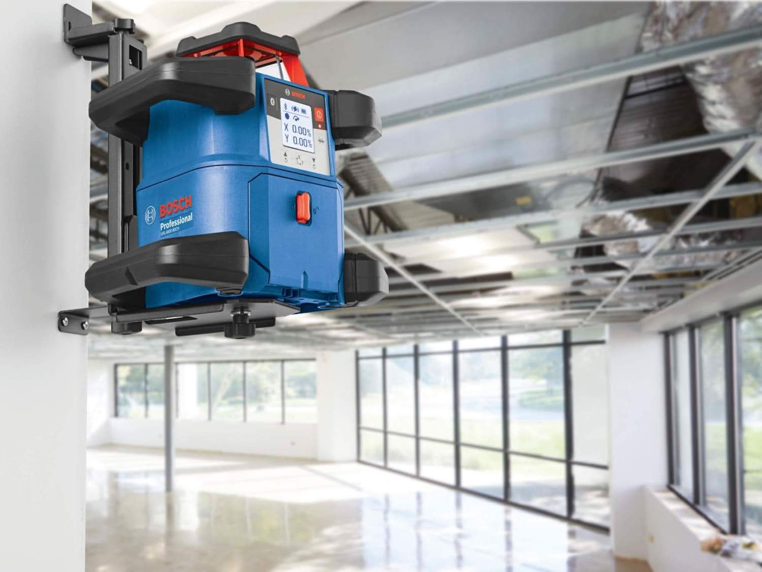 Bosch GRL4000-80CHK 18V REVOLVE4000 Self-Leveling Connected Rotary Laser Kit CORE18V 4.0Ah Kit - Image 3