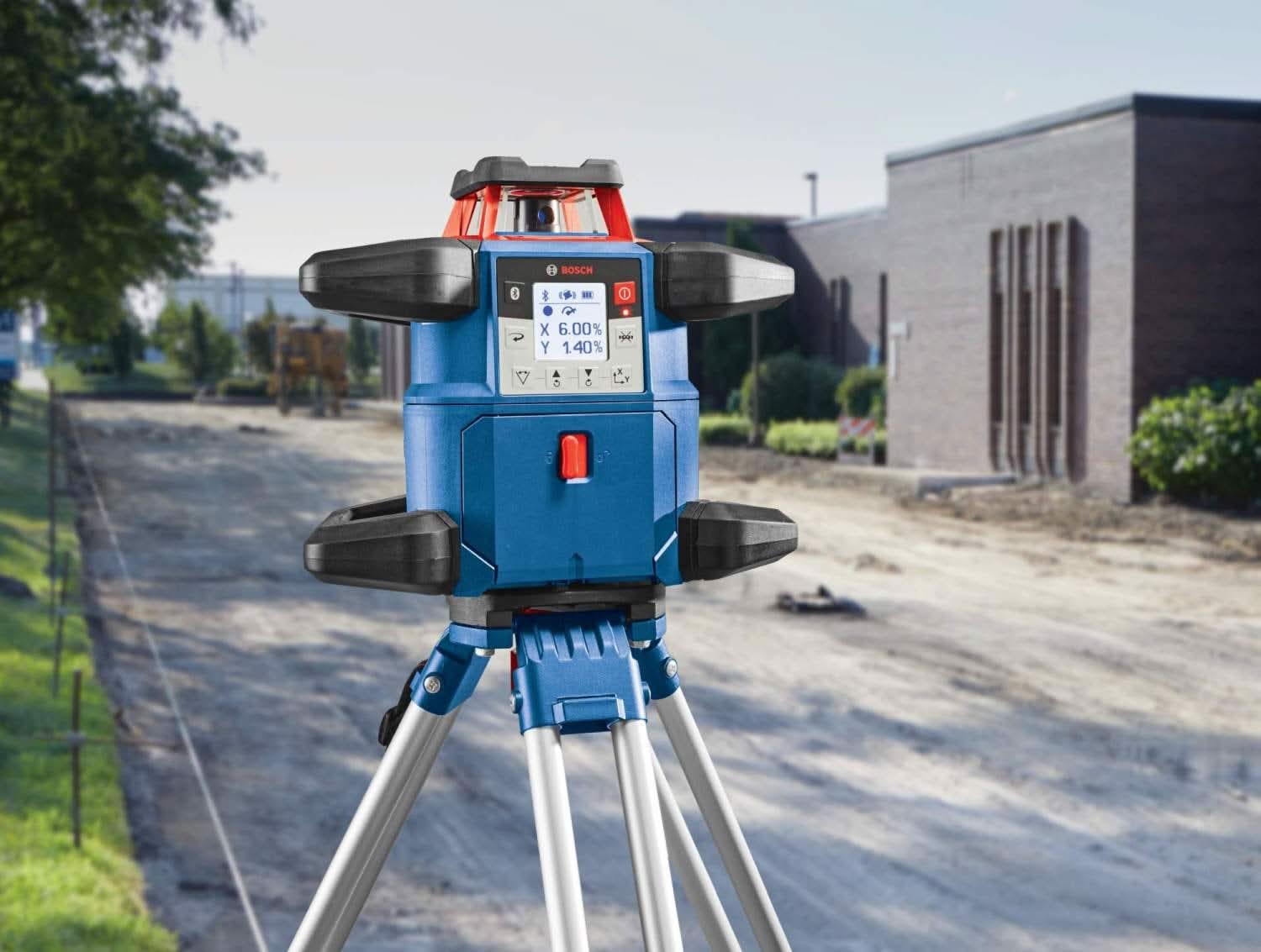 Bosch GRL4000-80CHVK 18V REVOLVE4000 Self-Leveling Connected Rotary Laser Kit CORE18V 4.0Ah Kit - Image 2