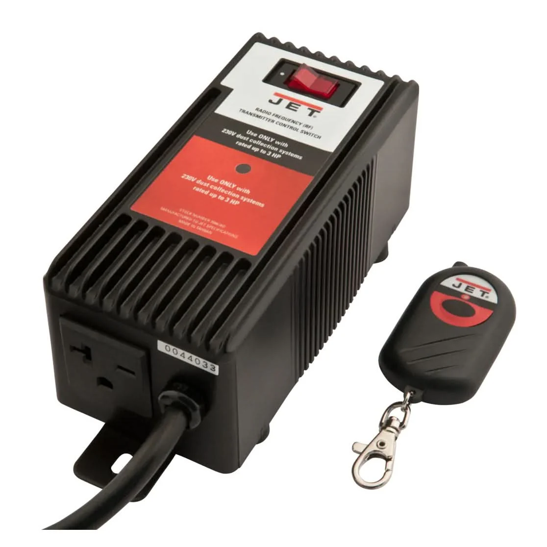 Jet 708636D RF Remote Control 220V, for Dust Collectors