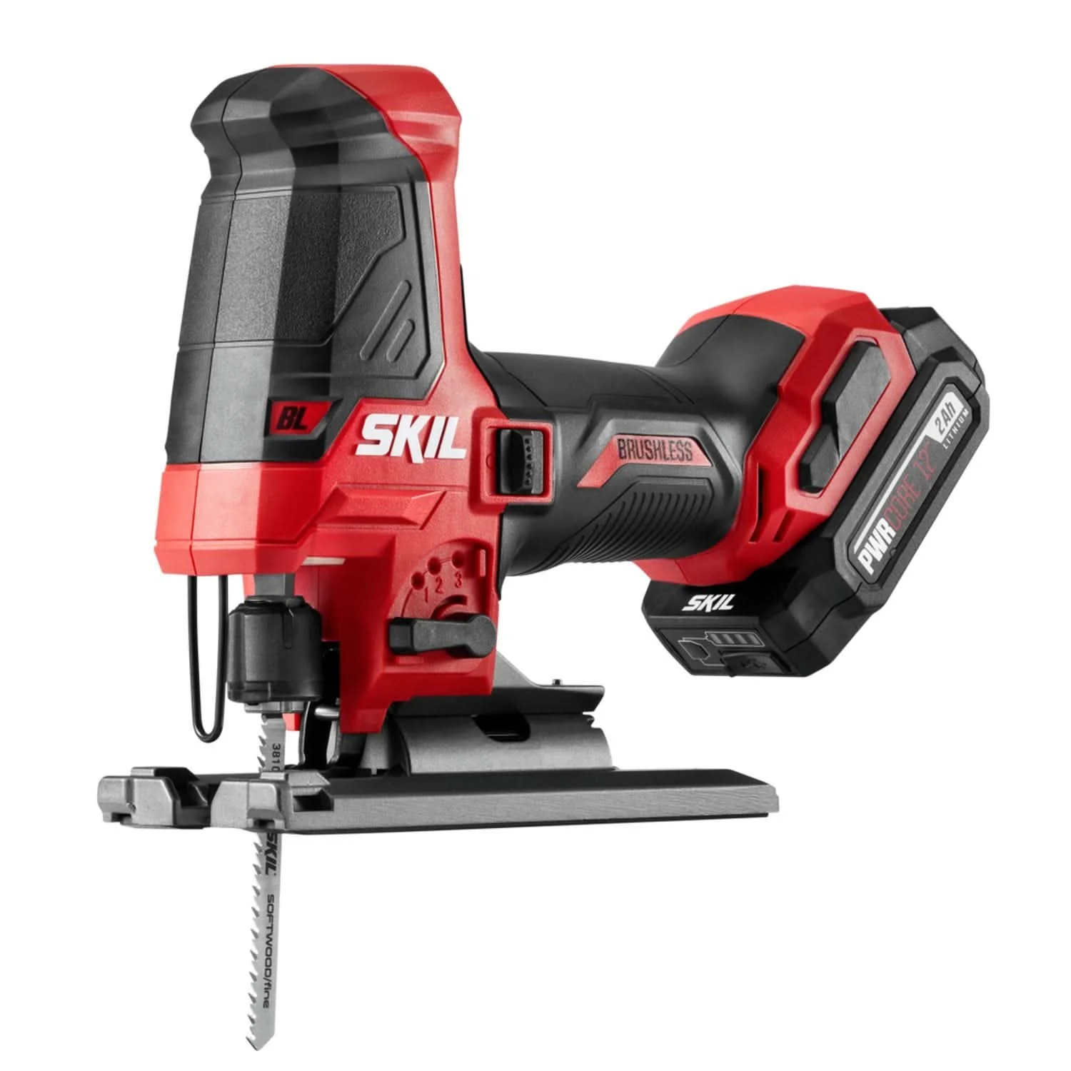 SKIL JS5833A-10 PWRCORE 12 Brushless 12V Compact Jigsaw Kit with Battery and PWR JUMP Charger - Image 2
