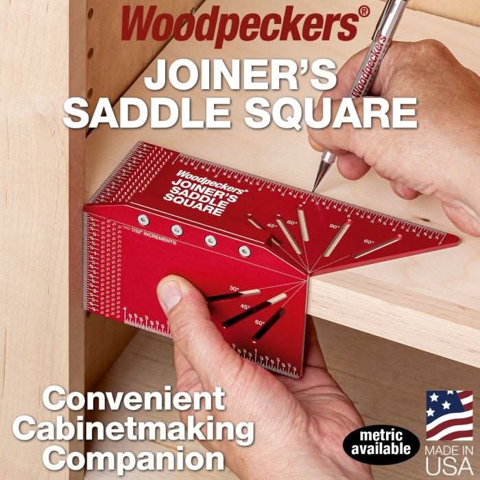 Woodpeckers JSS-M-2024 Joiner's Saddle Square w/ Rack-It, Metric - Image 2