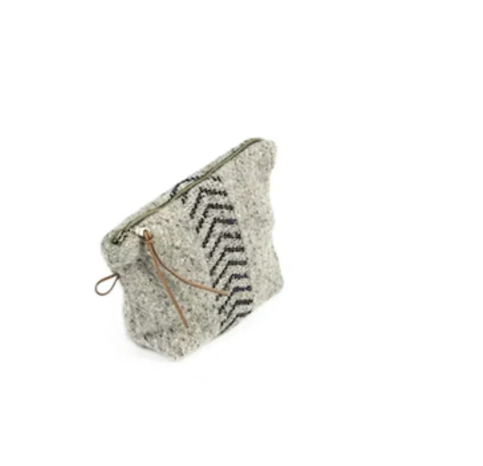 LIBECO | JULES POUCH – Black Herringbone | .00