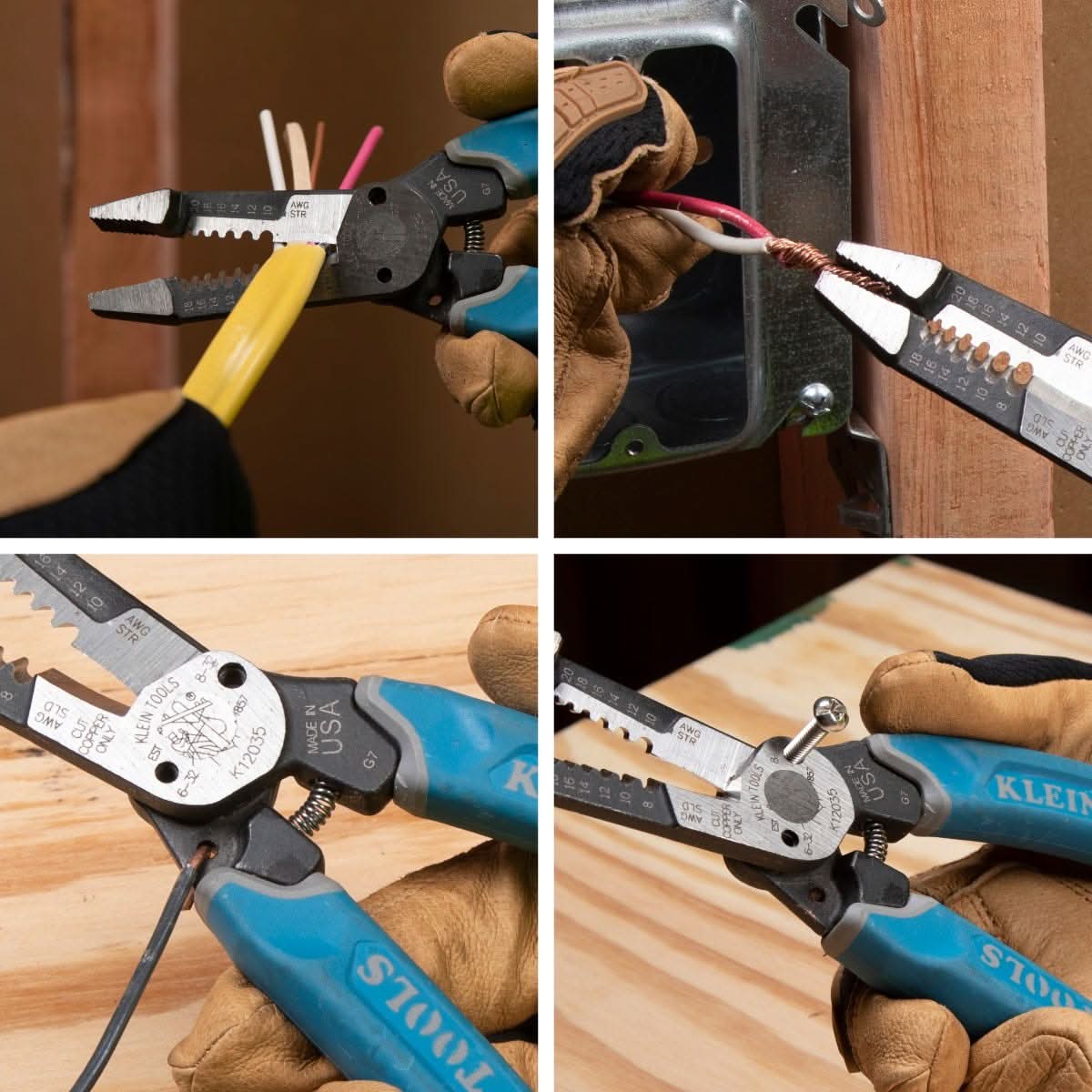 Klein Tools K12035 Klein-Kurve Heavy-Duty 8-20AWG Wire Stripper - Image 3