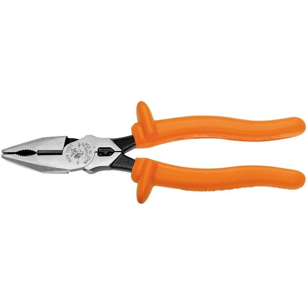 Klein 12098-INS Insulated Universal Side-Cutting Pliers – Connector Crimping