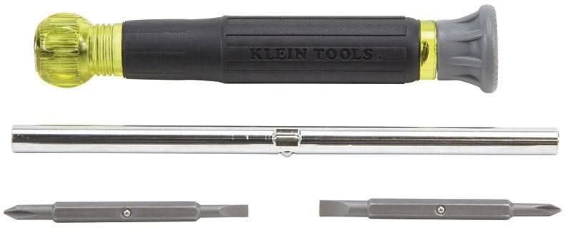 Klein 32581 Multi-Bit Electronics Screwdriver, 4-in-1, Phillips, Slotted Bits - Image 3