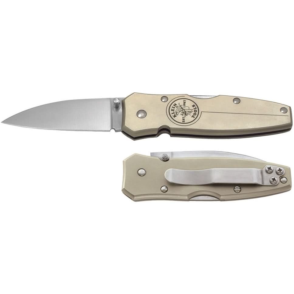 Klein 44001 Lightweight Lockback Knife 2-1/2″ Drop-Point Blade