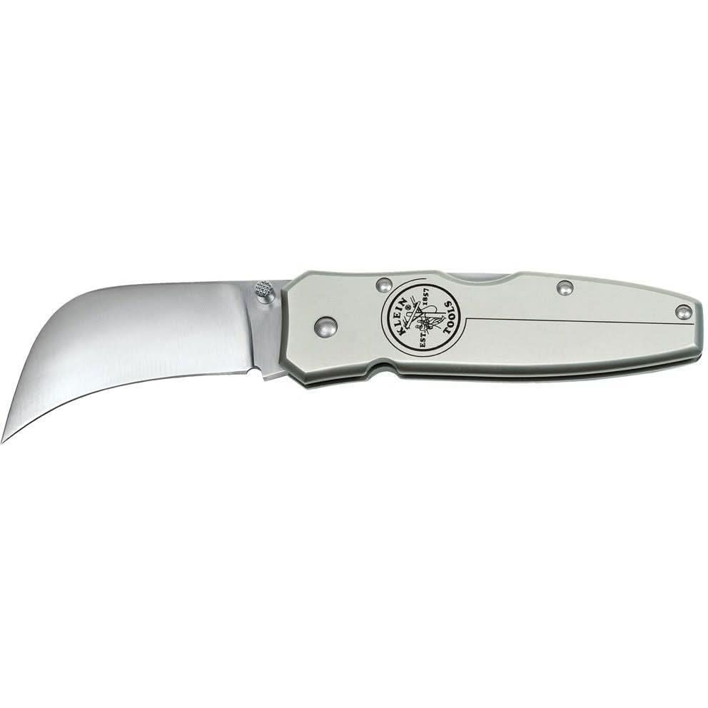 Klein 44006 Lockback Knife 2-5/8-Inch Hawkbill Blade, Aluminum Handle - Image 1