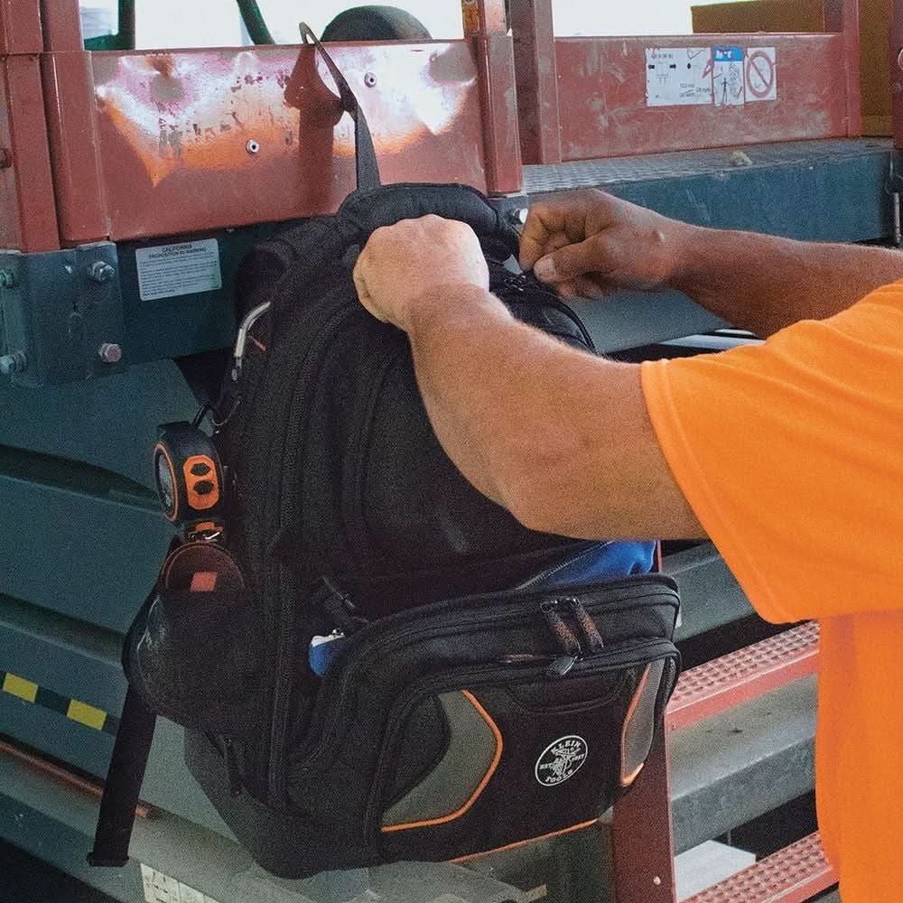 Klein 55485 Tradesman Pro Tool Master Tool Bag Backpack, 48 Pockets, 19.5-Inch - Image 3