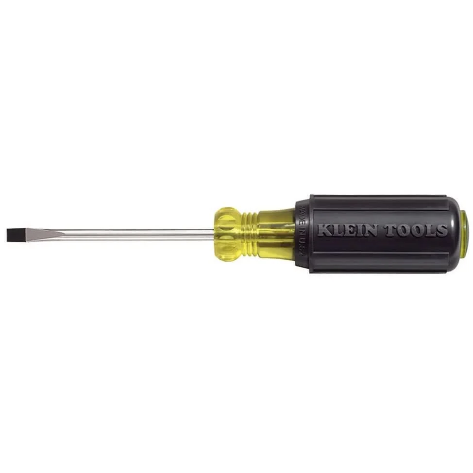 Klein 601-3 3/16" Cabinet-Tip  Screwdriver  3" Round-Shank - Image 1